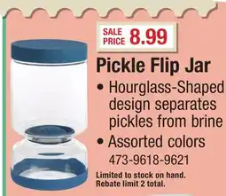 Menards Pickle Flip Jar offer