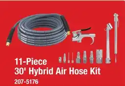 Menards 11-Piece 30' Hybrid Air Hose Kit offer