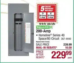 Menards 200-Amp offer