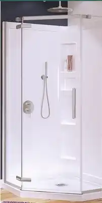 Menards Hana Neo-Angle Corner Shower offer