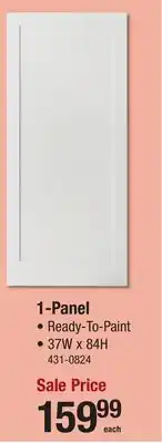 Menards 1-Panel offer