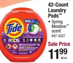 Menards 42-Count Laundry Pods offer