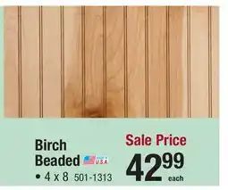 Menards Birch Beaded offer