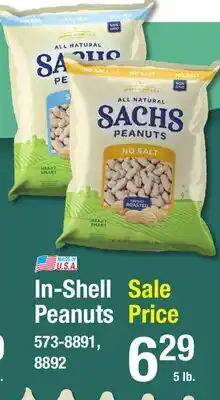 Menards In-Shell Peanuts offer