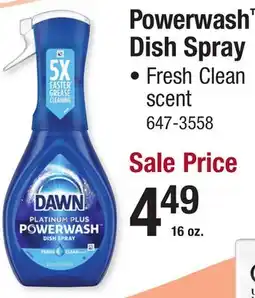 Menards Powerwash Dish Spray offer