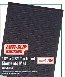Menards 18 x 28 Textured Elements Mat offer