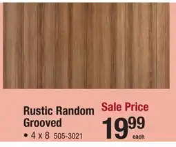 Menards Rustic Random Grooved offer