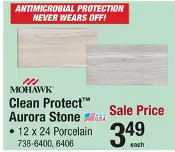 Menards Clean Protect Aurora Stone offer