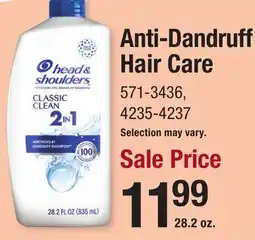 Menards Anti-Dandruff Hair Care offer