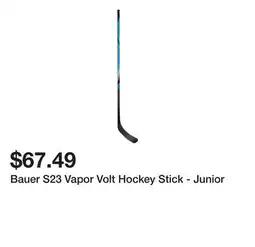 Dick's Sporting Goods Bauer S23 Vapor Volt Hockey Stick - Junior offer