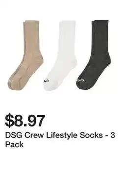 Dick's Sporting Goods DSG Crew Lifestyle Socks - 3 Pack offer