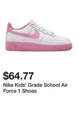 Dick's Sporting Goods Nike Kids' Grade School Air Force 1 Shoes offer