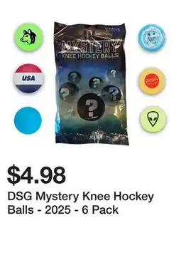 Dick's Sporting Goods DSG Mystery Knee Hockey Balls - 2025 - 6 Pack offer