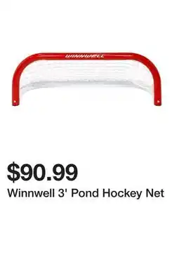 Dick's Sporting Goods Winnwell 3' Pond Hockey Net offer
