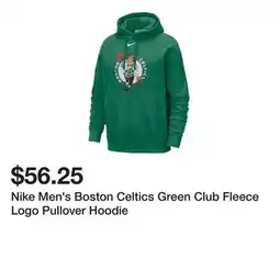 Dick's Sporting Goods Nike Men's Boston Celtics Green Club Fleece Logo Pullover Hoodie offer
