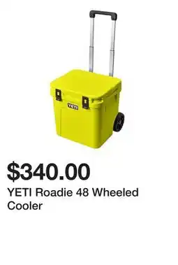 Dick's Sporting Goods YETI Roadie 48 Wheeled Cooler offer