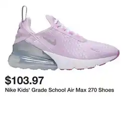 Dick's Sporting Goods Nike Kids' Grade School Air Max 270 Shoes offer