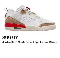 Dick's Sporting Goods Jordan Kids' Grade School Spizike Low Shoes offer