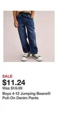 Kohl's Boys 4-12 Jumping Beans Pull-On Denim Pants offer