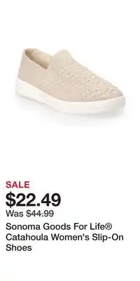 Kohl's Sonoma Goods For Life Catahoula Women's Slip-On Shoes offer