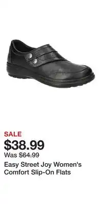 Kohl's Easy Street Joy Women's Comfort Slip-On Flats offer