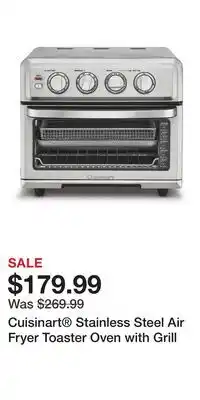 Kohl's Cuisinart Stainless Steel Air Fryer Toaster Oven with Grill offer