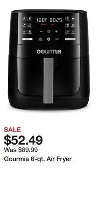 Kohl's Gourmia 6-qt. Air Fryer offer