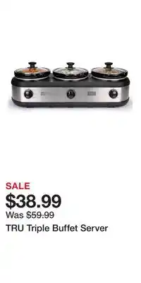 Kohl's TRU Triple Buffet Server offer