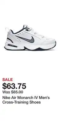Kohl's Nike Air Monarch IV Men's Cross-Training Shoes offer