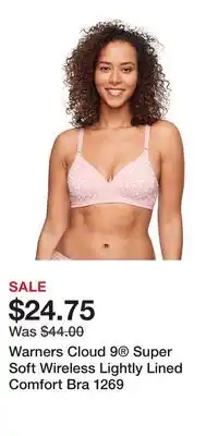 Kohl's Warners Cloud 9 Super Soft Wireless Lightly Lined Comfort Bra 1269 offer