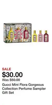 Kohl's Gucci Mini Flora Gorgeous Collection Perfume Sampler Gift Set offer