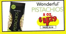 Ollie's Wonderful PISTACHIOS offer
