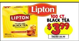 Ollie's LIPTON BLACK TEA offer