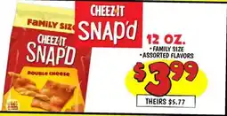 Ollie's CHEEZIT FAMILY SIZE offer