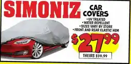 Ollie's CAR COVERS offer
