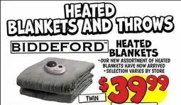 Ollie's HEATED BLANKETS AND THROWS HEATED offer