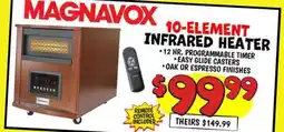 Ollie's MAGNAVOX 10-ELEMENT INFRARED HEATER offer