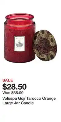 Nordstrom Voluspa Goji Tarocco Orange Large Jar Candle offer