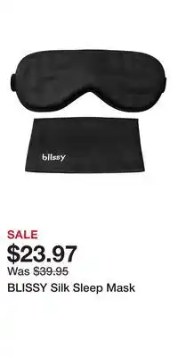 Nordstrom BLISSY Silk Sleep Mask offer