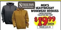 Ollie's MEN'S HEAVYWEIGHT WORKWEAR HOODIES offer