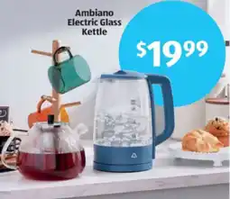 Aldi Ambiano Electric Glass Kettle offer