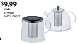 Aldi Crofton Glass Teapot offer