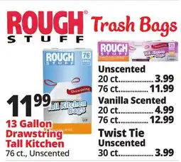 Ocean State Job Lot Rough Stuff Trash Bags offer
