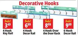 Ocean State Job Lot Decorative Hooks offer