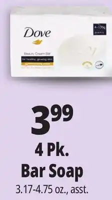 Ocean State Job Lot Dove 4 Pk. Bar Soap offer