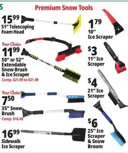 Ocean State Job Lot Premium Snow Tools offer