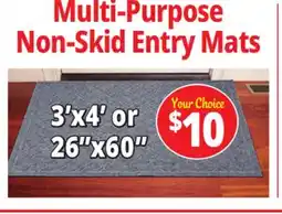 Ocean State Job Lot Non-Skid Entry Mats offer