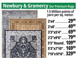 Ocean State Job Lot Newbury & Gramercy Our Premium Rugs offer