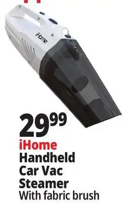 Ocean State Job Lot iHome Handheld Car Vac Steamer offer