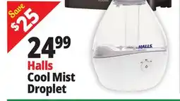 Ocean State Job Lot Halls Cool MistMist Droplet offer